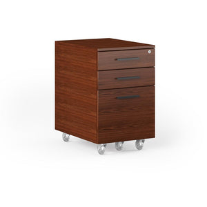 Sequel 20 Mobile File Pedestal 6107 storage BDI Chocolate Stained Walnut 