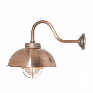 Shipyard Outdoor Wall Light Outdoor Lighting Original BTC Copper Wire Guard Frosted Glass 