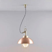 Shipyard Pendant suspension lamps Original BTC Copper | Frosted Glass 