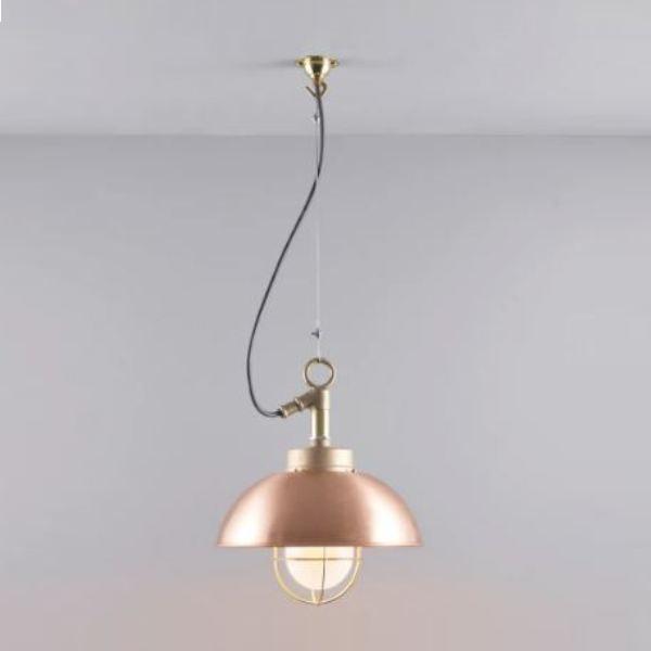 Shipyard Pendant suspension lamps Original BTC Copper | Frosted Glass 