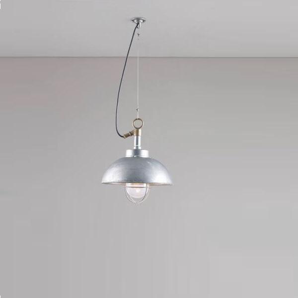 Shipyard Pendant suspension lamps Original BTC Galvanised | Clear Glass 