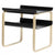 Side Table 915 side/end table Artek Natural Birch Frame/Lacquered Black Shelf 