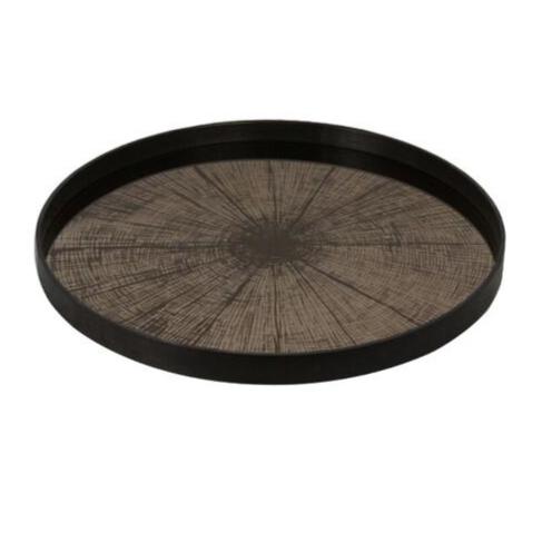 Slice Round Mirror Tray Tray Ethnicraft Extra large-Midnight 