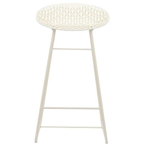 Smatrik Stool Stools Kartell Outdoor - White Seat / White Base