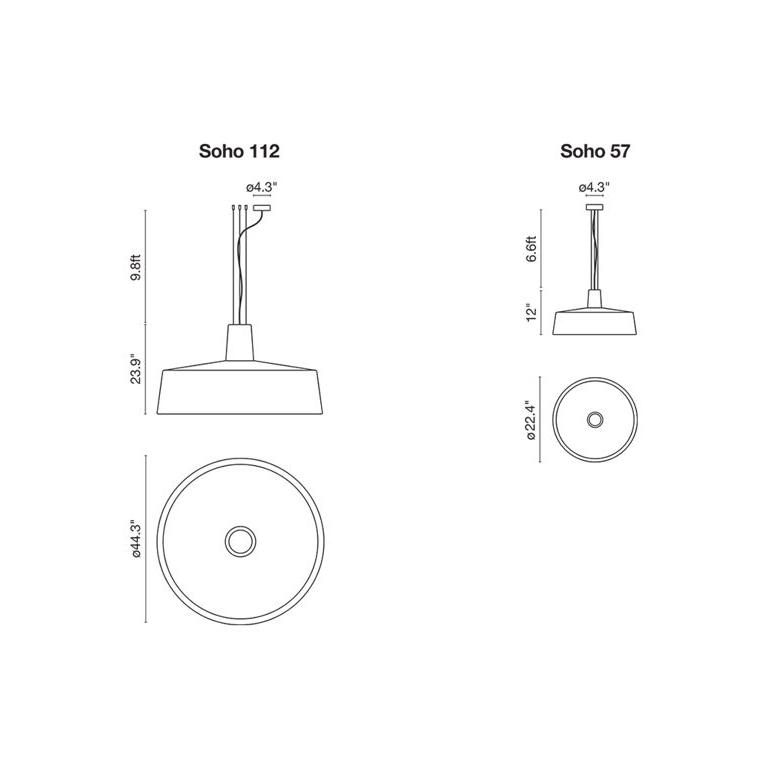 Soho Suspension Lamp suspension lamps Marset 