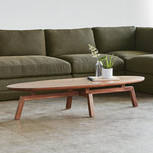 Solana Oval Coffee Table Coffee Tables Gus Modern 