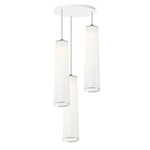 Solis Chandelier 3-Light Pendant hanging lamps Pablo 48" +$325.00 White 