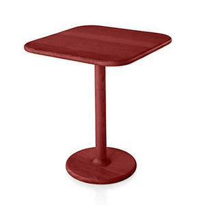 Solo Table table Mattiazzi 20 in. Diameter Top Dark Red Anlin Ash 
