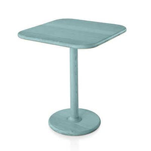 Solo Table table Mattiazzi 20 in. Diameter Top Turquoise Anlin Ash 