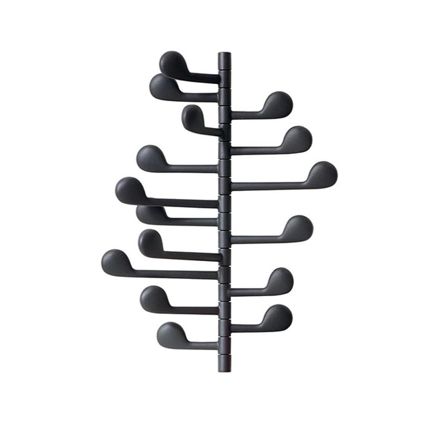 Song Wall Mounted Coat Rack Coat Hooks Arper 16-Hook Wall-Mounted Coat Rack +$337.00 