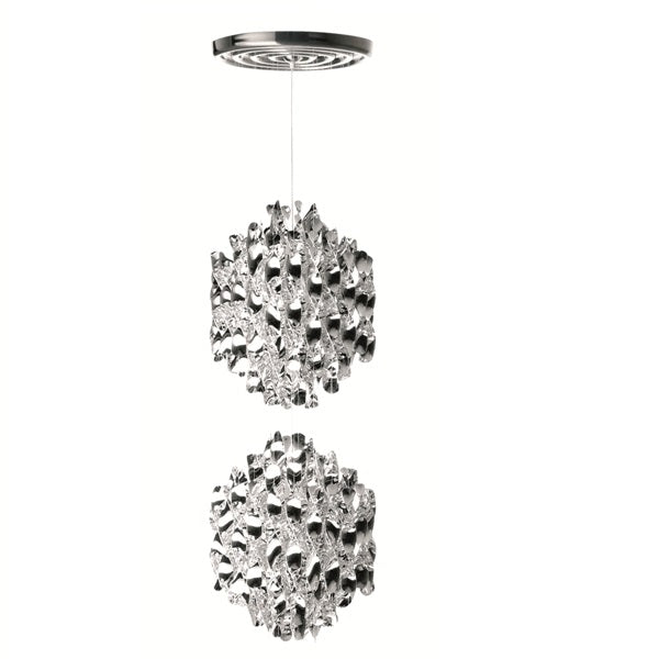 Panton Spiral Sp2 Hanging Lamp hanging lamps VerPan Silver 