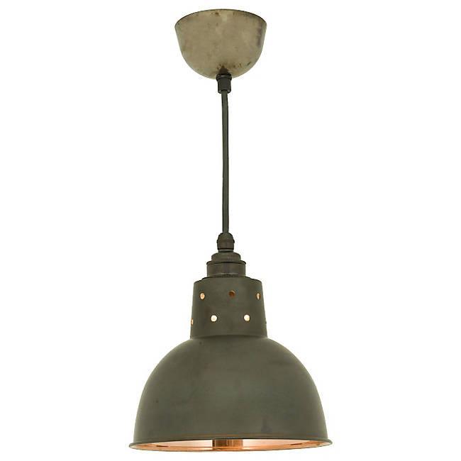 Spun Reflector Pendant with Cord Grip Lampholder suspension lamps Original BTC 
