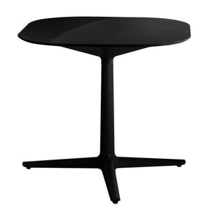 Multiplo Base With 3 And 4 Spokes Table Tables Kartell Square Black - Square Stoneware Top in Solid Colour 3 Spokes