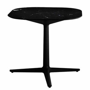 Multiplo Base With 3 And 4 Spokes Table Tables Kartell Square Black - Square Stoneware Top w/ Marble Finish 3 Spokes