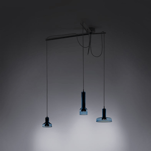 Stab Light Suspension suspension lamps Artemide Triple Acqua Clear 