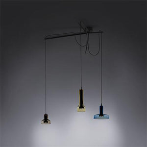 Stab Light Suspension suspension lamps Artemide Triple Multicolor 