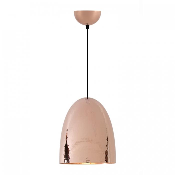 Stanley Large Pendant Light suspension lamps Original BTC Hammered Polished Copper 