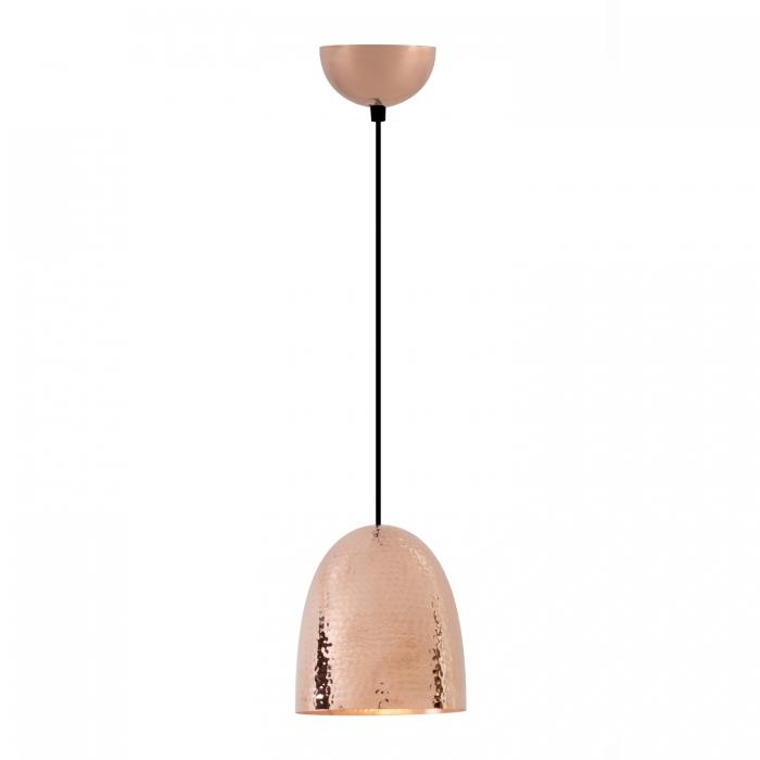 Stanley Small Pendant Light Pendant Lights Original BTC Hammered Polished Copper 