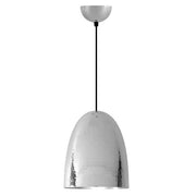 Stanley Large Pendant Light suspension lamps Original BTC Hammered Polished Nickel 