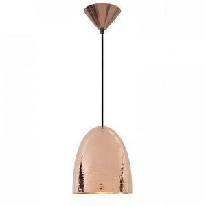 Stanley Medium Pendant Light suspension lamps Original BTC Hammered Polished Copper 