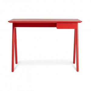 Stash Desk Desk's BluDot Red on Ash 