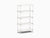 Steelwood Shelving System storage Magis White frame & shelf finish 5 Shelves high - 1 module wide