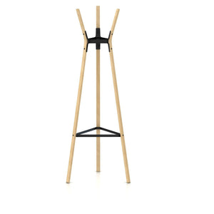Steelwood Coat Stand Accessories Magis Natural Beech With Black Joints 