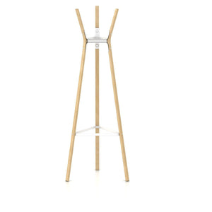 Steelwood Coat Stand Accessories Magis Natural Beech With White Joints 