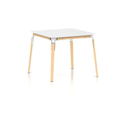 Steelwood Square Table Dining Tables Magis 36" Square - Natural Beech Frame/White Top +$479.00 