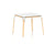 Steelwood Square Table Dining Tables Magis 36" Square - Natural Beech Frame/White Top +$479.00 