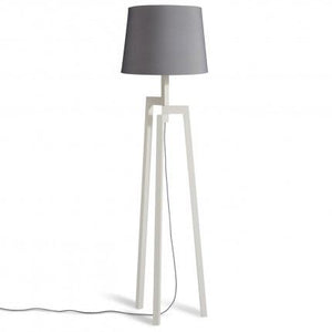 Stilt Floor Lamp Floor Lamps BluDot White on Ash 