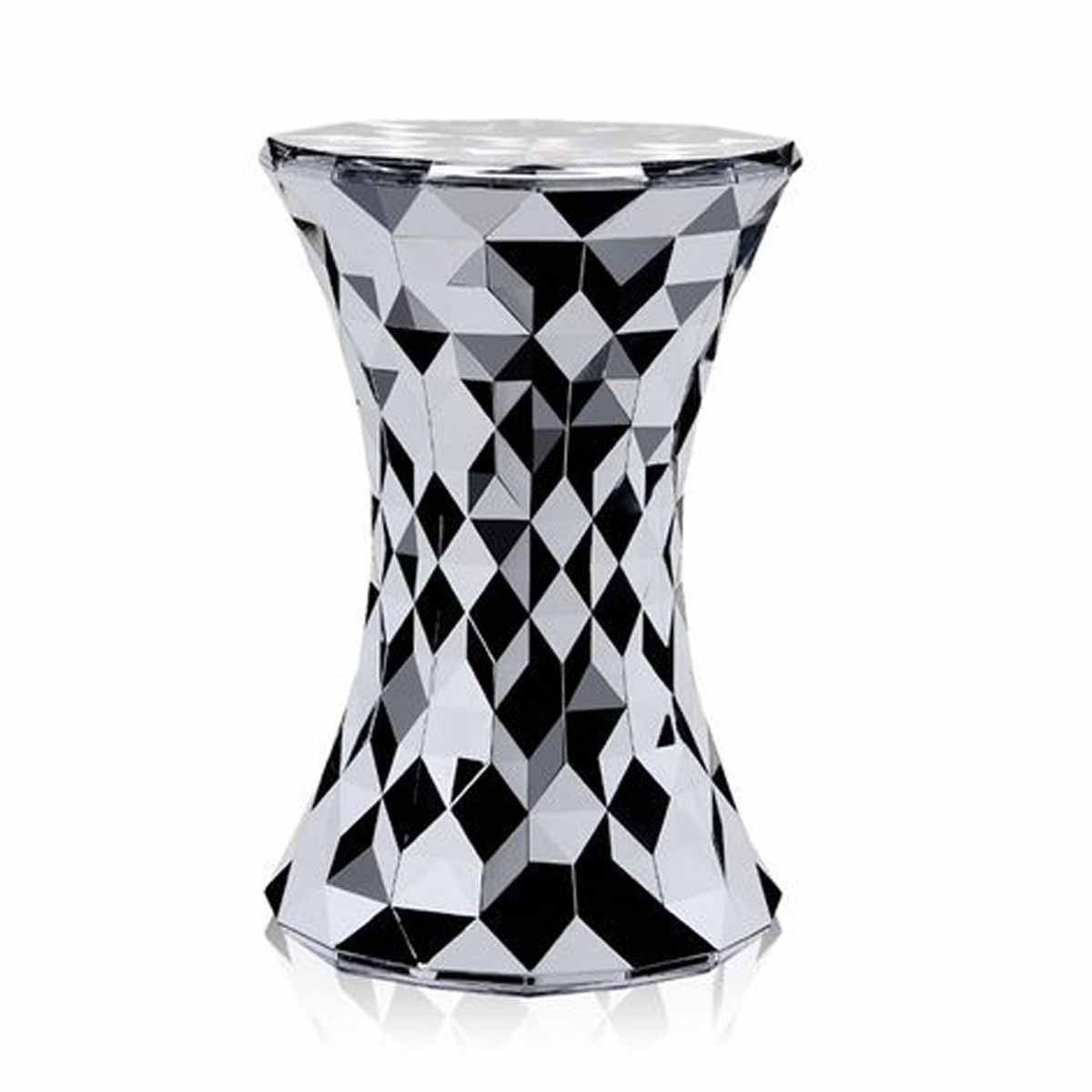 Precious Stone Stool Stools Kartell Chrome 