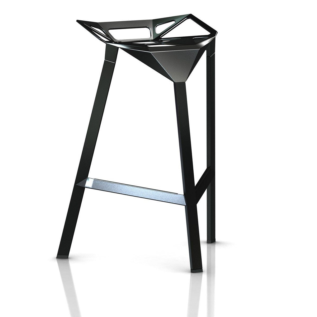 Stool One Stools Magis All Black Counter Stool 