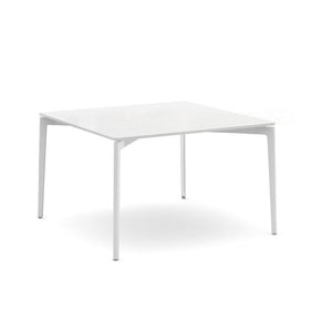 Stromborg Table - 48" Square Dining Tables Knoll Vetro Bianco White 