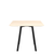 Emeco Su Cafe Square Table Dining Tables Emeco Square Top 36” Black Anodized Aluminum Legs Accoya Wood