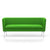 Suita Club Sofa sofa Vitra Polished Aluminum Laser - Grass Green 