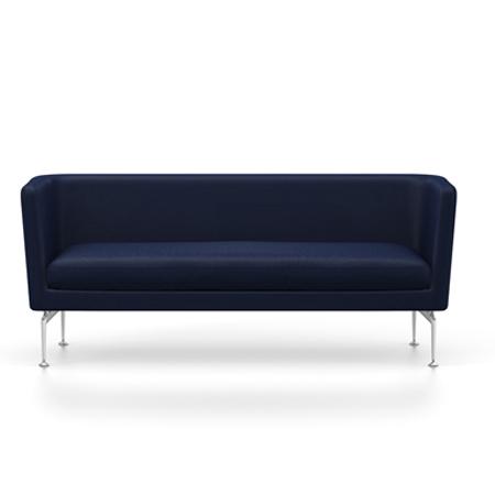 Suita Club Sofa sofa Vitra Polished Aluminum Laser - Dark Blue 