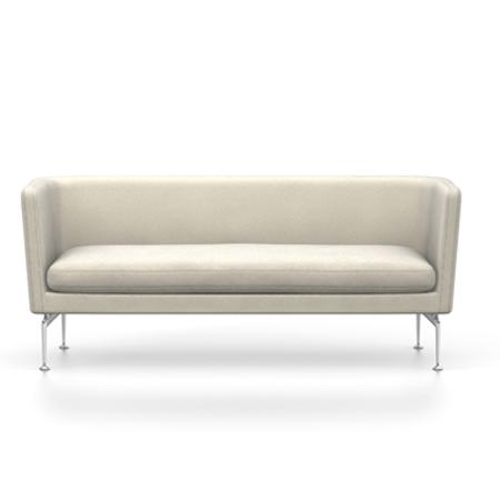 Suita Club Sofa sofa Vitra Polished Aluminum Credo - Cream 