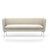 Suita Club Sofa sofa Vitra Polished Aluminum Credo - Cream 