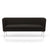 Suita Club Sofa sofa Vitra Polished Aluminum Credo - Chocolate/black 