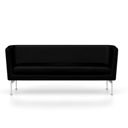 Suita Club Sofa sofa Vitra Polished Aluminum Credo - Anthracite/elephant 