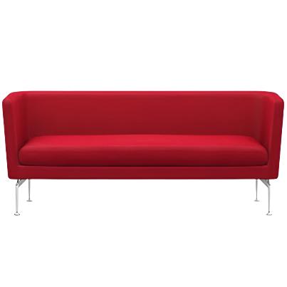 Suita Club Sofa sofa Vitra Polished Aluminum Laser - Red 