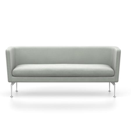 Suita Club Sofa sofa Vitra Polished Aluminum Credo - Cream/dolphin 