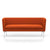 Suita Club Sofa sofa Vitra Polished Aluminum credo - safran 