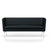 Suita Club Sofa sofa Vitra Polished Aluminum Vitra Leather - Nero 