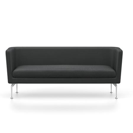 Suita Club Sofa sofa Vitra Polished Aluminum Laser - Dark Grey 