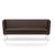 Suita Club Sofa sofa Vitra Polished Aluminum Vitra Leather - Maroon 