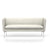 Suita Club Sofa sofa Vitra Polished Aluminum Vitra Leather - Snow 