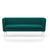 Suita Club Sofa sofa Vitra Soft Light Laser - Teal blue 