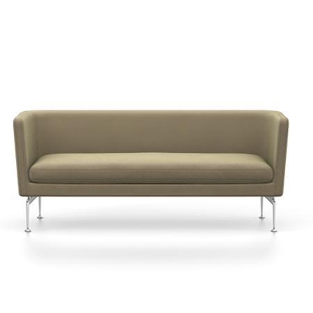 Suita Club Sofa sofa Vitra Polished Aluminum Laser - Warm Grey 